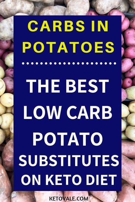 What Are The Best Low-Carb Substitutes for Potatoes on A Keto Diet? #Potato #Keto #KetoDiet #LowCArb Grain Substitutes, Weight Food Plan, Substitute For Potatoes, Potato Substitute, Low Carb Potatoes, Ketosis Diet Recipes, Carb Substitutes, Keto Veggies, 200 Calorie Meals