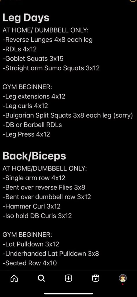 Db Workout, Leg Db Workout, Db Back Workouts, Volleyball Workouts For Ds, Full Body Db Workouts, How To Do B Stance Rdl, Tips To Gain Weight, Gym For Beginners, Daily Gym Workout