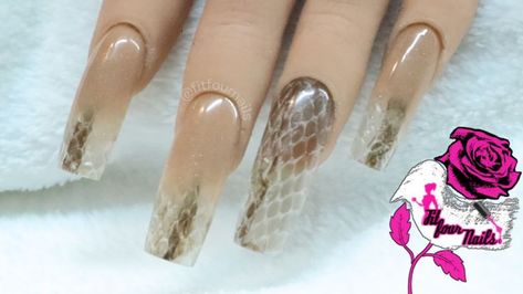 Nails With Snake Skin, Real Snake Skin Nails, Nails Care Tips, Snake Nails, Snake Skin Nails, Nail Routine, Nails Care, Nails Tutorial, Nail Care Tips