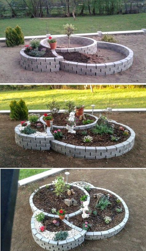 Very nice focal point Pet Memorial Garden, نباتات منزلية, Have Inspiration, Memorial Garden, Garden Bed, Flower Bed, Raised Garden Beds, Raised Garden, Front Garden