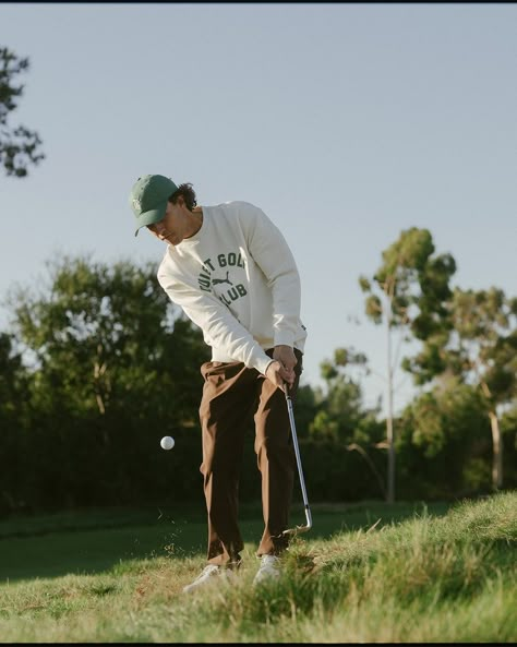 Limited Edition Collab from @pumagolf and @quietgolf launching 3pm on the 4th of April! 😍🔥 The perfect blend of fashion and golf⛳️⁠ ⁠ #trendygolf #golf #golfer #pumagolf #quietgolf #museumofpeaceandquiet #golffashion #golfcourse #golftrends #collab #limitededition #golffits #copordrop #launch #streetwear #skate #lovegolf #springgolf Men's Golf Fashion, Cool Golf Outfit Men, Male Golf Outfit, Casual Golf Outfit Men, Golf Boy Aesthetic, Men’s Golfing Outfit, Golf Aesthetics Men, Topgolf Outfit, Golf Style Men