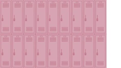 Pink Locker Background, Pink Lockers Background, Pink Lockers, Journaling Prints, Pink Locker, Sticky Note Planner, Phone Photo Editing, High School Survival, Anime Paper