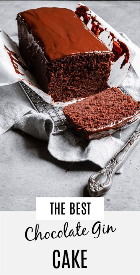 This is a soft, tender, and moist Chocolate Gin Cake. Packed with chocolate and coffee flavors that are enhanced by the gin. this recipe is great for birthdays and the holidays. |#chocolatecake #chocolatecakerecipe #chcolategincake #gincake #boozycakerecipe #moistchocolatecake#easychocolatecake  #chcolatecakefromscratch #gin #gindessertrecipe #dessertrecipe #holidaybaking #fallbaking #holidayrecipeidea #holidaycake #birthdaycake #layercake| Gin Dessert, Gin Dessert Recipes, Gin Tonic Cake, Recipes With Gin, Chocolate Cake Uk Recipe, Gin Cake, Coffee Flavors, Chocolate And Coffee, Amazing Chocolate Cake Recipe