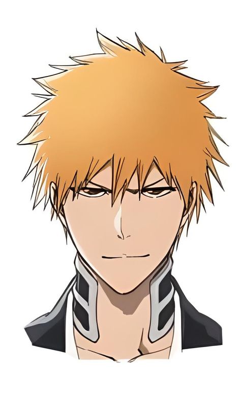 Bleach Art Reference, Ichigo Drawing Easy, Ichigo Kurosaki Drawing, Ichigo Drawing, Ichigo Kurosaki Manga, Bleach Sketch, Bleach Reference, Bleach Men, Bleach Oc