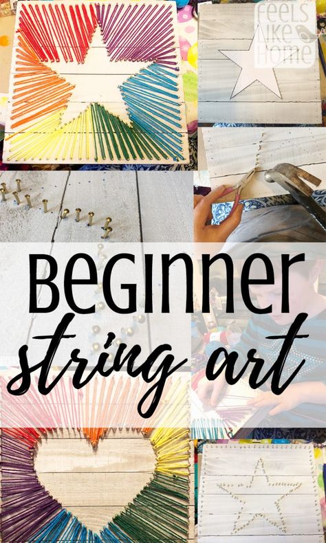 Diy Beginner Crafts, String Art Patterns Templates Printable, String Art Patterns Free Printable, 4 H Project Ideas, String And Nail Art, String Art Patterns Templates, String Art Patterns Free, String Art Templates, String Art Tutorials