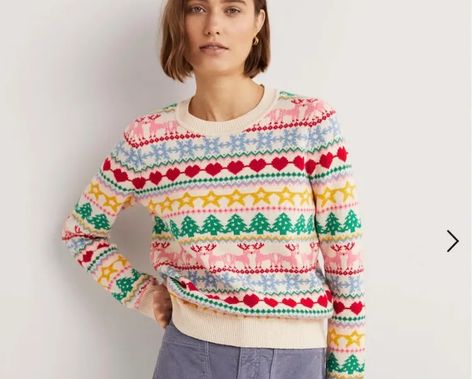 10 Best Christmas Jumpers for Teens 2022 - Who's the Mummy? Christmas Crochet Sweater, Ethereal Casual, Crochet Sweater Ideas, Christmas Fair Isle, Fair Isle Christmas, Knitted Christmas Jumpers, Crochet Sweater Design, Christmas Jumper Day, Xmas Sweaters