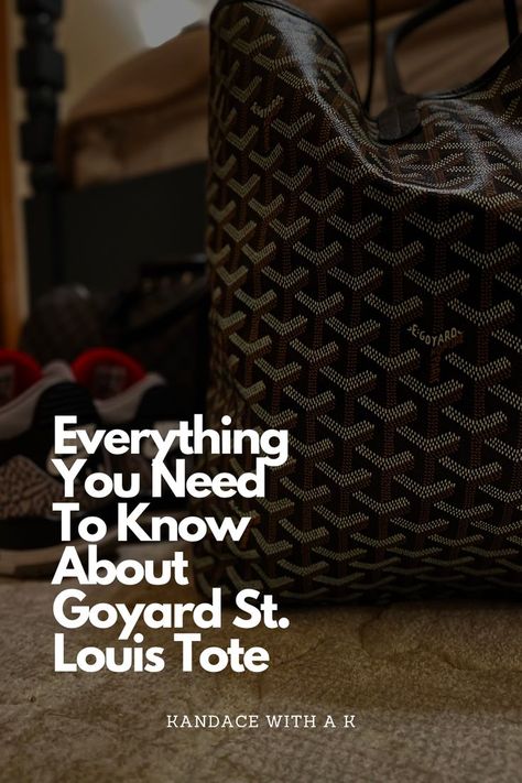 Everything You Need to Know About Goyard St. Louis Tote Bag Goyard, Goyard St Louis Tote, Navy Blue Outfit, Goyard Tote, Blue Outfit, St Louis, Need To Know, Paris, Tote Bag