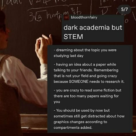 creds to __thelitnerd_ on instagram Physics Dark Academia Aesthetic, Chem Academia, Physics Dark Academia, Notes Dark Academia, Stem Dark Academia, Dark Academia Study Motivation, Dark Academia Science, Aesthetic School Notes, Science Academia