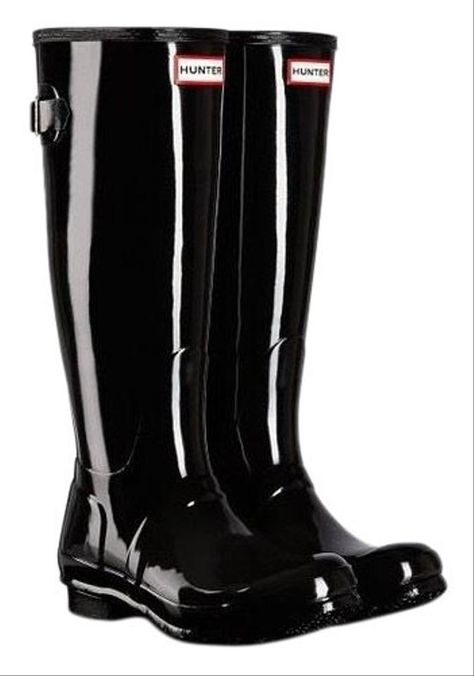 Womens Hunter Boots, Black Buckle Boots, Black Rain Boots, Boots Tall, Wellington Boot, Black Knee High Boots, Black Boots Tall, Wellington Boots, Women Hunters