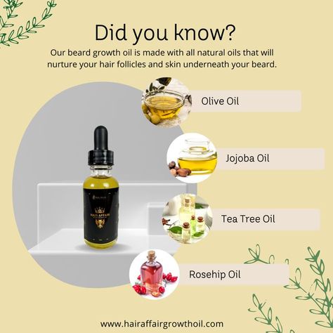 Jojoba Oil Hair, Stop Hair Breakage, Beard Growth Oil, Beard Growth, Grow Beard, Hair Follicles, Hair Affair, Natural Oil, Growth Oil