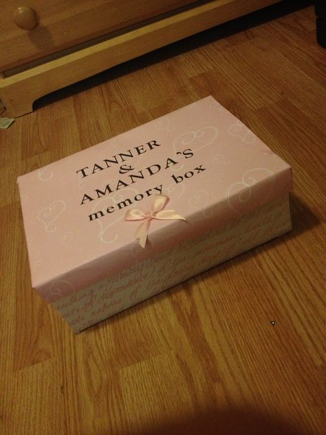 Shoe Box Painting Ideas, Memory Box Ideas Diy Paint, Sticker Letters, Boyfriend Stuff, Box Painting, Couple Stuff, Couple Things, Not The Only One, Boyfriend Diy