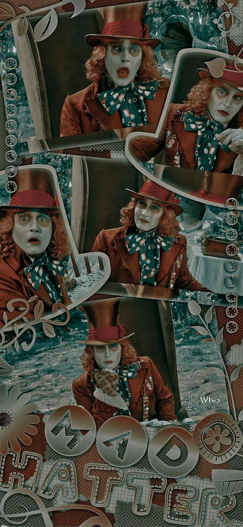 Mad Hatter Wallpaper Aesthetic, Mad Hatter Aesthetic Wallpaper, The Mad Hatter Aesthetic, Mad Hatter Wallpaper, Mad Hatter Aesthetic, Mad Hatter Johnny Depp, Tim Burton Mad Hatter, Alice In Wonderland Hatter, Tarrant Hightopp