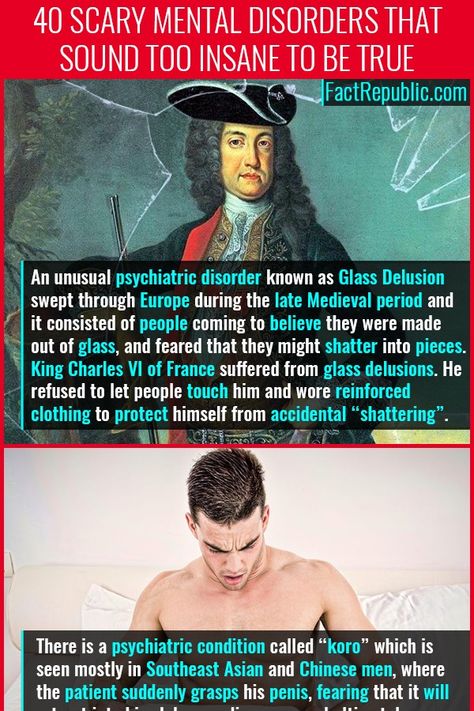 Glass Delusion, Scary Human, World Facts, Psychology Memes, Wierd Facts, True Fact, Rare Disorders, Psychological Facts Interesting, Fact Republic