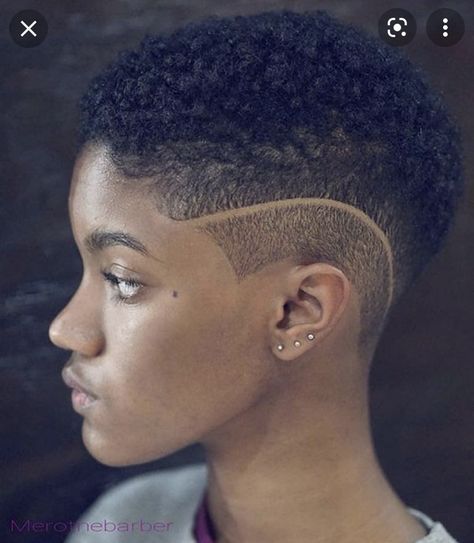 Short Haircuts For Black Women, Short Natural Haircuts, Haircuts For Black Women, Shaved Hair Designs, Tapered Natural Hair, Natural Hair Cuts, Natural Hair Short Cuts, Afrikaanse Mode, Pelo Afro