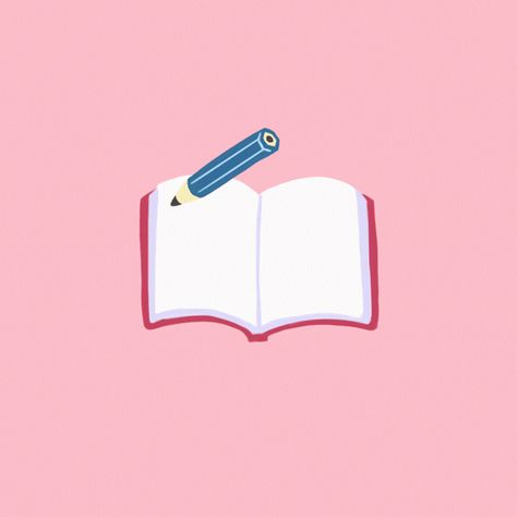 Book GIF - Find & Share on GIPHY Writing Animation Gif, Writing Gif, Writing Animation, Studying Gif, Writing Cartoons, Writing Gifs, Classroom Commands, Gif Kawaii, Reading Gif