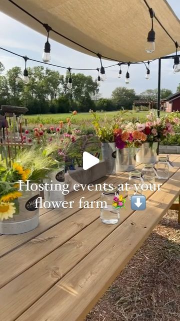 Ashley Vail | Flower Farmer on Instagram: "Hosting make and take bouquet workshops at the flower farm were a hit last season. Soon we will be washing jars, breaking out the snips, and mowing the pathways to welcome our 2024 guests! Here is an article all about the who, what, when, and how for hosting floral workshops on your farm! https://www.bootstrapfarmer.com/blogs/growing-flowers/hosting-a-make-and-take-bouquet-event-on-your-flower-farm I’ll also make it available at the link in bio. Happy weekend ❤️ . . . #flowerworkshop #flowerevent #flowerfarmers #upickflowers" Small Flower Farm Layout, You Pick Flower Farm, Bio Happy, Farm Layout, Youth Camp, Flower Farmer, The Who, Flower Farm, Growing Flowers