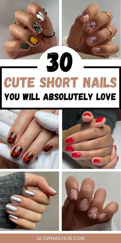 Short Almost Nails Designs, Nails Design Short Nails Popular, Nail Art Natural Nails Short, Short Gel Nail Designs Natural Manicures, Gel Round Nails Ideas, Real Short Nails Ideas, Simple Gel Manicure Short Nails, Short Fingernail Designs, Gel Nail Inspiration Short