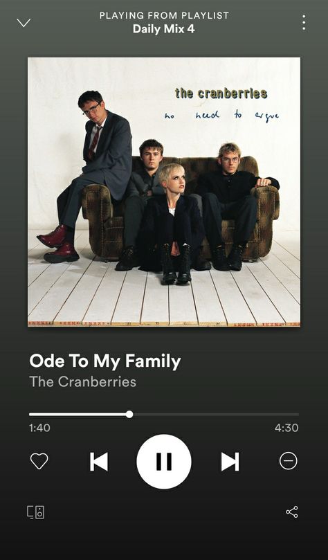 Ode To My Family, Cranberries Band, The Cranberries Zombie, Dance Music Playlist, Justin Love, The Cranberries, Music Recommendations, Mood Enhancers, Mood Boosters