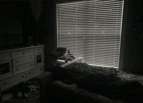 messy, dark room Messy Room Photography, Dark Gloomy Aesthetic Room, Messy Dark Bedroom, Messy Teenage Room Aesthetic, Messy Room Aesthetic, Dark Room Aesthetic, Dark Rainy Night Aesthetic Bedroom, Bedroom Aesthetic Dark, Messy Bedroom