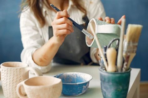 How To Make Pottery At Home: All Materials & Equipment You Need – Soul Ceramics Pottery At Home, State Crafts, Art In The Park, Craft Festival, Blowing Rock, Boost Creativity, Pottery Tools, Pottery Making, Support Small Business