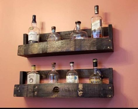 Bourbon/Whiskey Barrel Stave Shelf | Etsy Whiskey Barrel Shelf, Barrel Shelf, Whiskey Barrel Decor, Whiskey Rack, Wine Barrel Crafts, Whiskey Barrel Furniture, Whiskey Room, Barrel Projects, Bourbon Bar