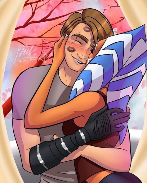 Anisoka Fanart, Anakin And Ahsoka Fanart, Ahsoka Tano Fanart, Ahsoka Fanart, Ahsoka Anakin, Anakin And Ahsoka, Hiro Big Hero 6, Funny Star Wars Memes, Star Wars Light