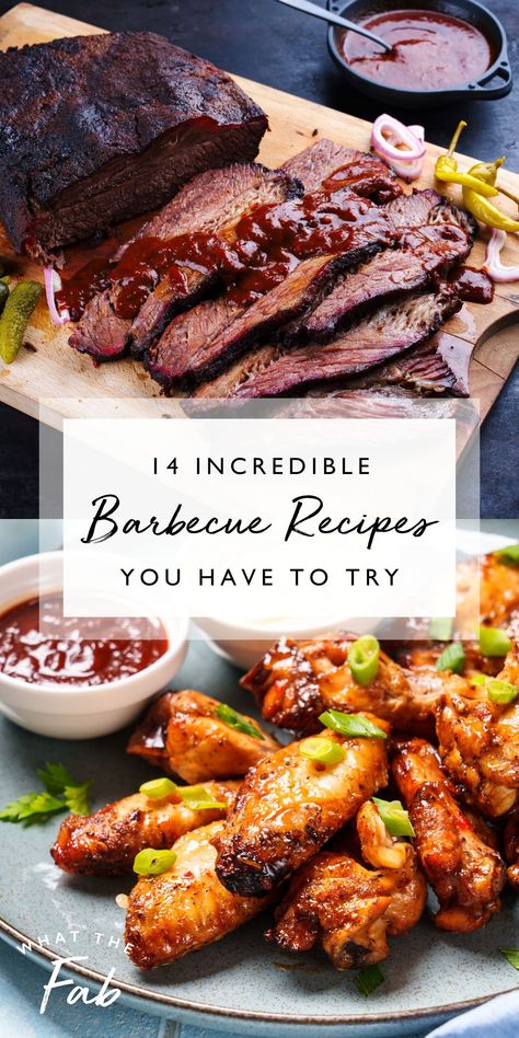 Fire up the grill and dive headfirst into the delicious world of sweet, savory, and spicy barbecue with these mouthwatering recipes. From pulled pork sandwiches to baby back ribs, these barbecue recipes are essential for your next get together.

barbecue recipes, barbecue recipes grill, barbecue recipes meat Bbq Lamb Chops, Coal Bbq, Easy Pulled Pork Recipe, Bbq Chicken Wings Recipe, Barbecue Ideas, Recipes Grill, Barbecue Recipes Grill, Bbq Lamb, Brisket Recipes Smoked