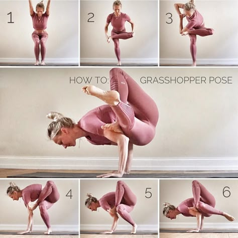 Grasshopper Pose, Hip Flexibility, Arm Balance, Yoga Goals, Arm Balances, Yoga Inspo, Yoga Outfit, Yoga Love, Yoga Stretching