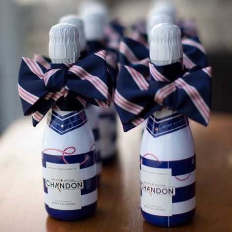 Nautical wedding favors- bow ties and booze are a whimsical way to ask your groomsmen to be a part of the big day! Nautical Wedding Favors, Gifts Photography, Yacht Party, Wedding Shower Favors, Beach Wedding Favors, Wedding Tags, Rustic Bridal, Groomsmen Gifts, Nautical Wedding