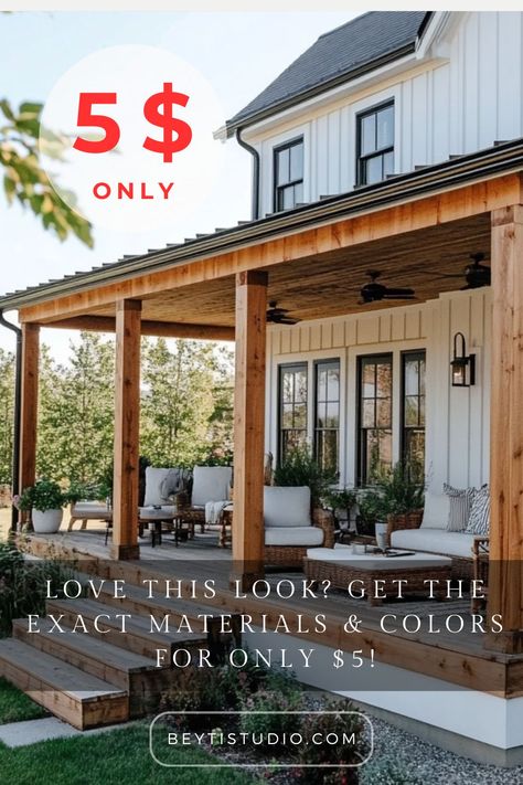 Transform your farmhouse with expert-curated material recommendations for siding, roofing, windows, and more. Elevate your home's exterior with rustic warmth and modern elegance.
#FarmhouseDesign #ExteriorMakeover #HomeImprovement Farmhouse Exteriors, Material Selection, Modern Farmhouse Exterior, Exterior Makeover, Farmhouse Exterior, Farmhouse Design, Modern Elegance, Modern Farmhouse, House Exterior