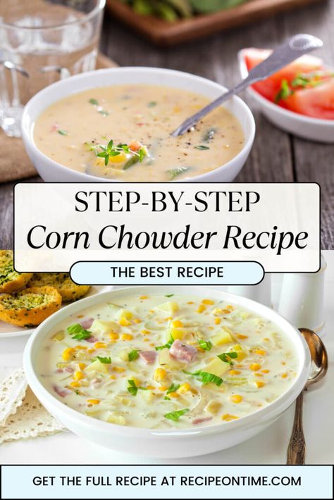 Corn Chowder Recipe: A Delicious Soup Creamy Corn Chowder Recipe, Homemade Beef Jerky Recipe, Creamy Corn Chowder, Cottage Cheese Breakfast, Chicken Bowl Recipe, Beef Jerky Recipes, Vegetarian Chicken, Corn Chowder Recipe, Chowder Soup