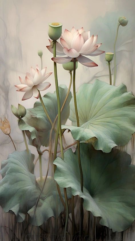 Lotus Picture, Lotus Artwork, Lotus Flower Painting, Lotus Flower Pictures, Lotus Flower Art, Lotus Painting, Image Nature, Watercolor Flower Art, Flower Art Images