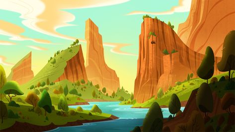 lulusketches Laura Price, Tangled The Series, Bg Design, Weta Workshop, Landscape Concept, Landscape Background, Cartoon Background, Animation Background, Visual Development