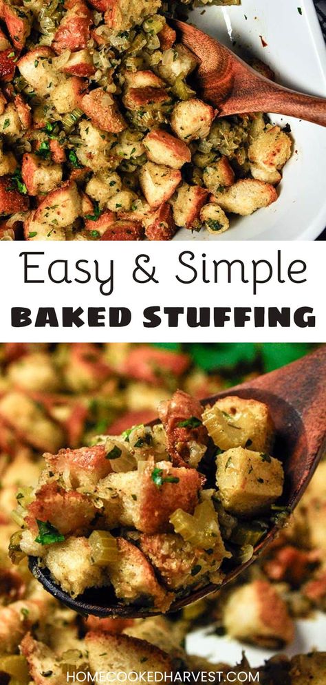 Stuffing Recipes Small Batch, Easy Bread Stuffing Recipes, Copycat Stovetop Stuffing Seasoning, Homemade Stuffing Recipe Small Batch, Homemade Bread Crumbs For Stuffing, Best Box Stuffing Recipe, Best Easy Stuffing Recipe, Small Stuffing Recipe, Easy Homemade Stuffing Recipe