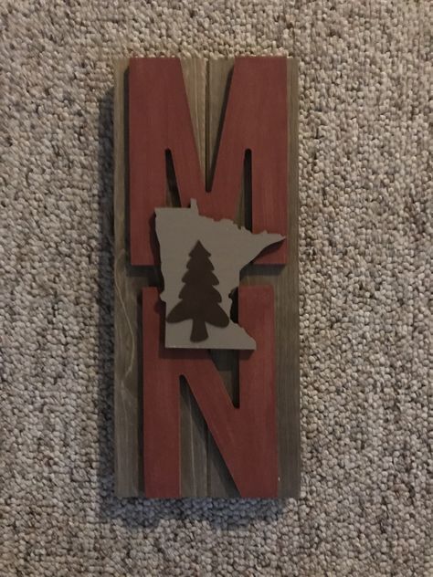 Custom Signs by Cheryl MN - Minnesota - Up North Minnesota Wood Sign, Minnesota Crafts Diy, Minnesota Crafts, Minnesota Decor, New Home Necessities, Barnwood Ideas, Country Craft Ideas, Wood Pallet Crafts, Minnesota Life