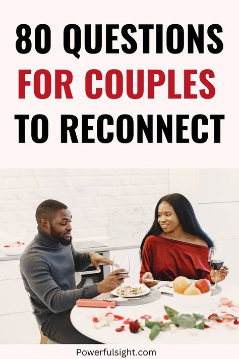 80 Questions for Couples to Reconnect Romantic Questions For Couples, Getting Over Divorce, Marriage Counseling Tips, Questions To Ask Your Spouse, Questions To Ask Your Partner, Coping With Divorce, Questions For Couples, Cheating Spouse, Romantic Questions