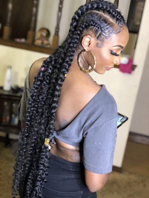 Bohemian Feed In Braids, Curled Hair With Braid, Tan Skin Blonde Hair, Gorgeous Braids, Bohemian Braids, Feed In Braids Hairstyles, Feed In Braids, Girl Braided Hairstyles, Braided Cornrow Hairstyles