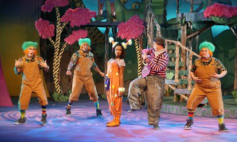 SEUSSICAL The Musical – Momcapade Wizard Of Oz Play, Seussical Costumes, Seussical The Musical, School Decoration, Kids Theater, Stage Ideas, School Decorations, Wizard Of Oz, Dr Seuss