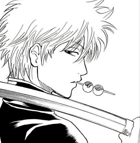 Gintama Manga Wallpaper Black And White, Gintama Manga, Gintama Wallpaper, Wallpaper Black And White, Sakata Gintoki, Manga Wallpaper, Samurai Anime, Evil Anime, Wallpaper Black