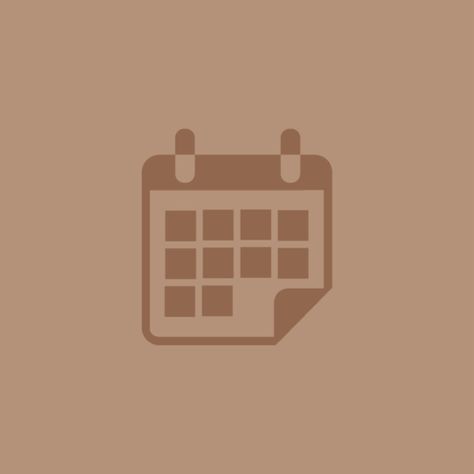 Brown Calendar Icon, Beige Icons, App Logos, Beige Icons:), Calendar Icon, Calendar App, Apple Icon, Google Calendar, App Covers