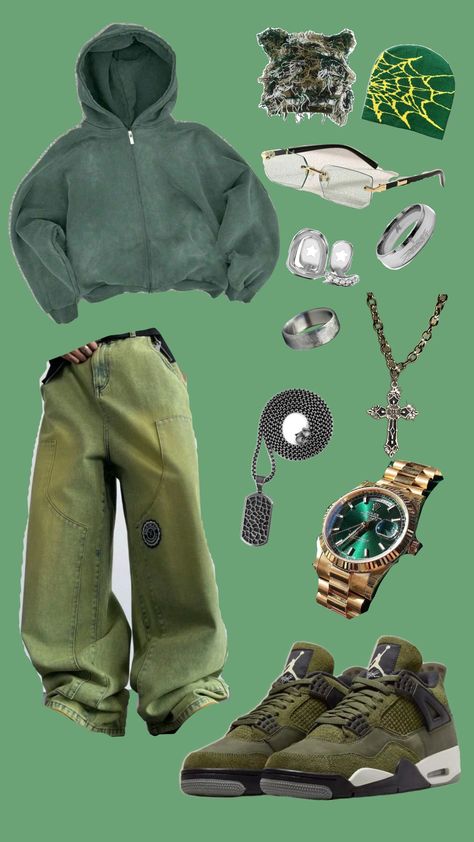 #green#greenoutfit#outfit#outfits#matching#matchings Green Clothes Aesthetic, Green Clothes, Outfits Matching, Alt Outfits, Clothes Aesthetic, Earth Signs, Green Outfit, Green Fashion, Color Combos