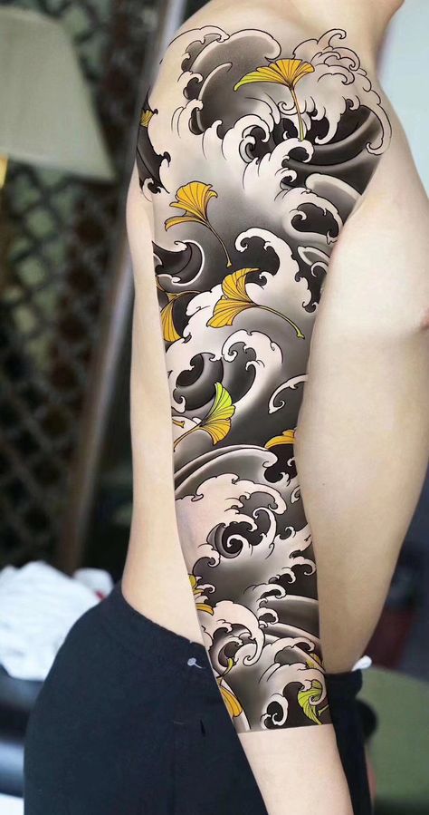 Xbox Tattoo, Hannya Maske Tattoo, Tattoo Designs Quotes, 47 Tattoo, Tato Irezumi, Hannya Maske, Japanese Wave Tattoos, Tato Maori, Japanese Leg Tattoo