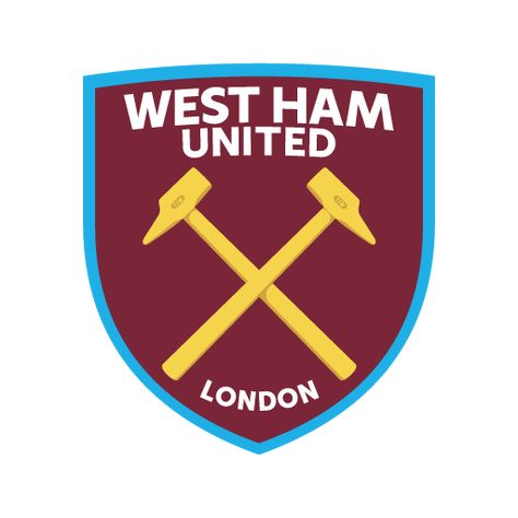 West Ham Badge, Premier League Logo, Soccer Posters, West Ham Fans, West Ham United Fc, Premier League Teams, Premier League Football, Allah Photo, New West