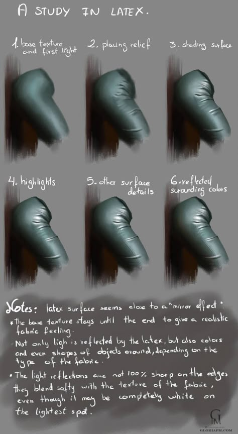 A study in latex by GloriaPM on DeviantArt Digital Painting Tutorials, Art Instructions, Illustrator Tutorials, Drawing Clothes, Process Art, Digital Art Tutorial, Design Reference, Drawing Techniques, Art Reference Photos