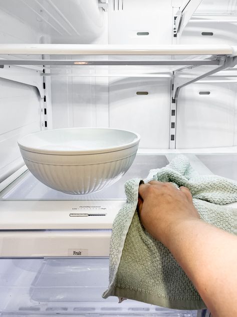 How to Clean A Smelly Fridge - Small Stuff Counts Smelly Fridge, Small Fridges, Small Stuff, Household Tips, Deep Clean, Household Hacks, The Doors, A Sign, Deep Cleaning