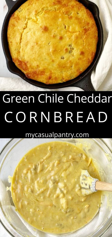 Green Chili Cornbread, Easy Homemade Tomato Soup, Green Chile Cornbread, Cheddar Cornbread, Honey Cornbread, Chili And Cornbread, Creamy Chicken Enchiladas, Tomato Soup Homemade, Easy Grilled Chicken