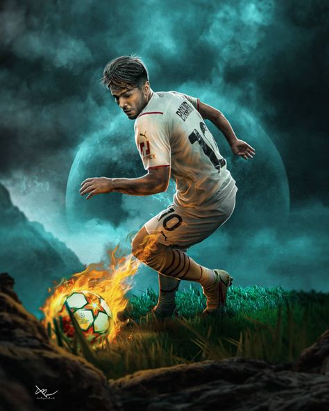 Cricket Thumbnail Background, Football Background Design, Live Soccer Wallpaper, Soccer Hd Wallpaper, Soccer Matchday Poster, Brahim Diaz, Iptv Subscription, Foot Design, Football Fever