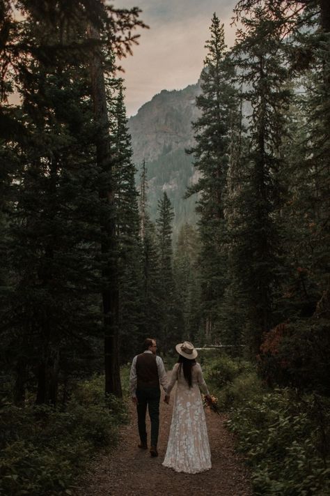 Picnic Wedding Reception, Woodland Elopement, Wedding Picnic Reception, Engagement Photo Makeup, Grotto Falls, Waterfall Elopement, Glacier National Park Elopement, Montana Elopement, Beautiful Engagement Photos