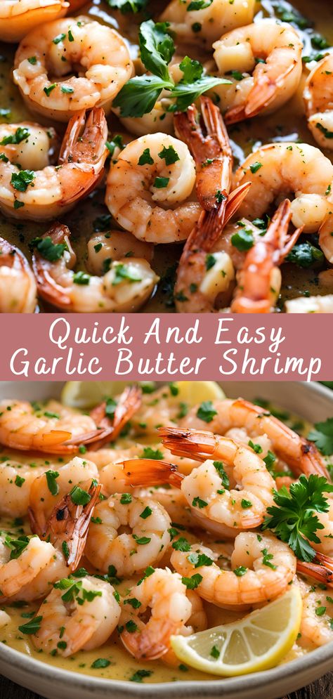 Quick And Easy Garlic Butter Shrimp Recipe | Cheff Recipes Shrimp And Garlic Butter, Shrimp In Butter And Garlic, Shrimp In Butter Sauce, Shrimp With Garlic Butter Sauce, Shrimp In Garlic Butter Sauce, Garlic Butter Shrimp Recipes, Butter Sauce For Shrimp, Brown Butter Shrimp, Garlic Shrimp Recipes