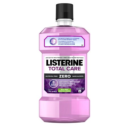 Listerine Mouthwash, Alcohol Free Mouthwash, Antiseptic Mouthwash, Natural Antibiotic, Tooth Care, Banana Smoothie Healthy, Dental Cavities, Smoothie Healthy, How To Prevent Cavities